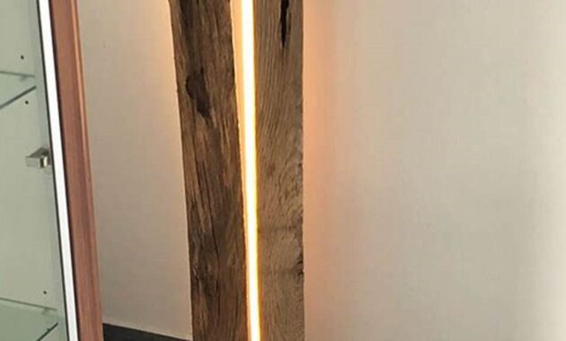 Stehlampen aus Holzstämmen: Natürliche Eleganz für Ihr Zuhause